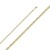 14 Karat / 585 Gold Italienisch Flach Mariner Kette Gelbgold - Breite 3.10 mm - Länge wählbar (60) - 3