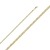14 Karat / 585 Gold Italienisch Flach Mariner Kette Gelbgold - Breite 3.10 mm - Länge wählbar (60) - 3