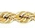 14 Karat / 585 Gold Kordelkette Gelbgold Unisex - 2.50 mm. Breit - Länge wählbar (45 CM) - 2