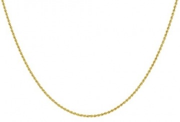 14 Karat / 585 Gold Kordelkette Gelbgold Unisex - 2 mm. Breit - Länge wählbar (45) - 2