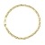 14 Karat 585 Gold Tigeraugen Pfauenauge Unisex Gelbgold Kette - Breite 3.50 mm (60) - 4