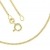 18 Karat 750 Gold Feine Panzerkette Gelbgold Kette – Breite 1 mm - Länge wählbar (50) - 1