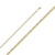 18 Karat / 750 Gold Italienisch Flach Mariner Gelbgold Kette Unisex - Breite 3 mm - Länge wählbar (60) - 4