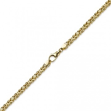 6mm Kette Halskette Königskette aus 750 Gold Gelbgold 70cm Herren Goldkette - 5