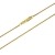 aion Goldkette Massiv Gold 585 Zopfkette Gelbgold 14 Karat Halskette Herren Damen 40-60cm 1 mm (45) - 1