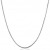 Feine 14 Karat / 585 Gold Italienisch Venezianer Box Kette Weißgold Unisex - Breite 0.75 mm - verschiedene Längen (50) - 1