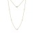 Miore Kette Damen Halskette mit Herzen Gelbgold 18 Karat / 750 gold, Länge 42 cm Schmuck - 1