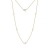 Miore Kette Damen Halskette mit Herzen Gelbgold 18 Karat / 750 gold, Länge 42 cm Schmuck - 1