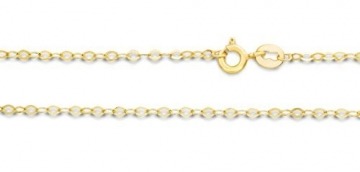 Miore Kette Gelbgold 18 Karat / 750 Gold Kette Belcher Kette 45 cm - 4