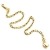 Orovi Armband - Armreif Damen Gelbgold 14 Karat / 585 Gold Kette mit Herz 19 cm - 2