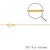 0,8 mm 45 cm 333-8 Karat Gelbgold Panzerkette massiv Gold hochwertige Halskette 1 g - 3