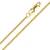 14 Karat 585 Gold Diamantschliff Spiga Weizen Gelbgold Kette - Breite 1.20 mm (45) - 1