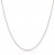 14 Karat / 585 Gold Feine Rosegold Panzerkette Breite 1 mm (45) - 2