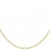 14 Karat 585 Gold Italienisch Flach Figaro Gelbgold Unisex Kette - Breite 3 mm - (45) - 3