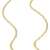 14 Karat 585 Gold Italienisch Flach Mariner Kette Gelbgold - Breite 3.10 mm - Länge wählbar (45) - 2