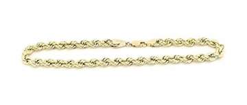 14 karat / 585 Gold Kordel Armband Gelbgold 3 mm. Breit (23) - 2