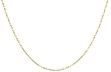 14 Karat / 585 Gold Panzerkette Gelbgold Unisex Kette - Breite 2.3 mm - Länge wählbar (45) - 2
