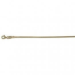18 Karat (750) Gelbgold JewelryWeb Halskette Schlangenkette 1,6 mm, 24 cm - 1