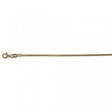 18 Karat (750) Gelbgold JewelryWeb Halskette Schlangenkette 1,6 mm, 24 cm - 1