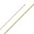 18 Karat / 750 Gold Italienisch Flach Mariner Gelbgold Kette Unisex - Breite 3 mm - Länge wählbar (55) - 4