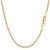 18 Karat / 750 Gold Rund Erbskette Rolo Link Gelbgold Kette Unisex - Breite 2.70 mm - Länge wählbar (45) - 1