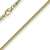 1,9mm Schlangenkette Kette Collier 750 Gold Gelbgold Goldkette 45cm Unisex - 1