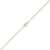 1mm Kugelkette diamantiert Kette Goldkette Halskette aus 750 Gold Gelbgold, 55cm - 3