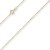 1mm Kugelkette diamantiert Kette Goldkette Halskette aus 750 Gold Gelbgold, 55cm - 1