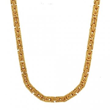 2,3 mm 45 cm 585-14 Karat Gelbgold Königskette massiv Gold hochwertige Halskette 20,2 g - 1