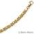2,5mm Kette Halskette Königskette aus 750 Gold Gelbgold 45cm Unisex Goldkette - 4