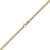 2,5mm Kette Halskette Königskette aus 750 Gold Gelbgold 60cm Herren Goldkette - 2