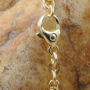 2,8 mm 45 cm 585-14 Karat Gelbgold Königskette massiv Gold hochwertige Halskette 25 g - 5