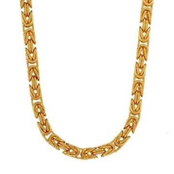 2,8 mm 45 cm 585-14 Karat Gelbgold Königskette massiv Gold hochwertige Halskette 25 g - 6
