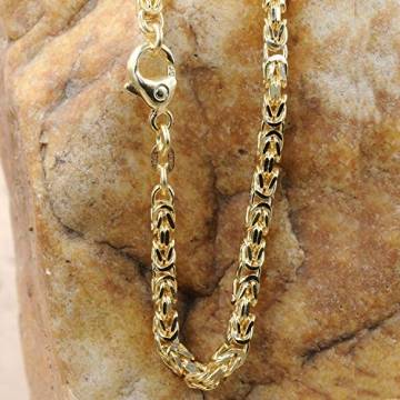 2,8 mm 55 cm 585-14 Karat Gelbgold Königskette massiv Gold hochwertige Halskette 32 g - 3