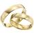 333 GOLD Trauringe - Rubin Juwelier- Gelbgold inklusive Stein und Gravur im Paarpreis - 2