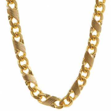 3,7 mm 45 cm 585-14 Karat Gelbgold Dollar Kette massiv Gold hochwertige Halskette 20,7 g - 1