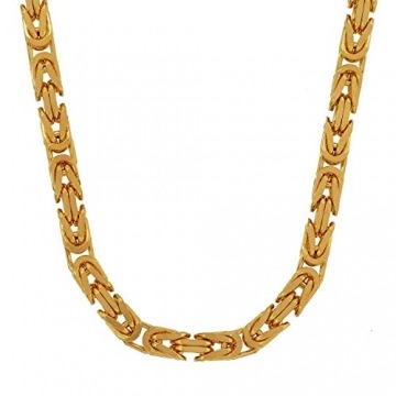 4,0 mm 60 cm 585-14 Karat Gelbgold Königskette massiv Gold hochwertige Halskette 69,8 g - 3