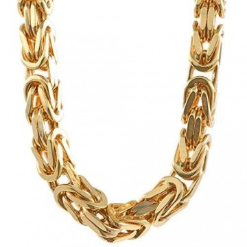 4,0 mm 60 cm 585-14 Karat Gelbgold Königskette massiv Gold hochwertige Halskette 69,8 g - 1