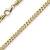 4mm Panzerkette Kette Collier aus 750 Gold Gelbgold Goldkette 60cm Unisex - 1