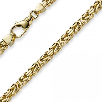 5mm Armband Armkette Königskette aus 585 Gold Gelbgold 22cm Herren - 1