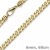 6mm Panzerkette Kette Collier aus 750 Gold Gelbgold Goldkette 60cm Herren - 2