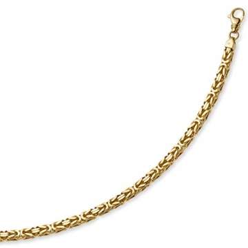 7mm Königskette aus 585 Gold Gelbgold Kette Halskette 70cm Herren - 4
