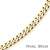 7mm Panzerkette Kette Collier diamantiert, 750 Gold Gelbgold massiv, 50cm - 3