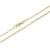 aion Erbskette Goldkette Massiv Gold 585 Damen Herren Erbs Rollo Halskette Gelbgold 14K 40 60 cm 2 mm (60) - 1