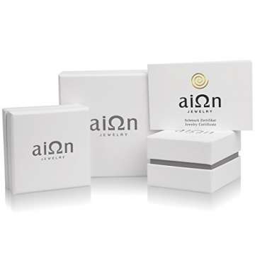 aion Kette Massiv Gold 585 Steg Panzerkette Gelbgold Herren Damen 60 cm 3,4 mm - 2
