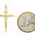 Anhänger Kreuz Mit Jesus 14 Karat 585 Gelbgold Unisex (32) - 2