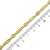 ARMBAND Gold 375 585 750 Massiv Gelbgold DAMEN Goldarmband Zirkonia Armreif 19 cm (9 Karat (375) Gelbgold) - 2