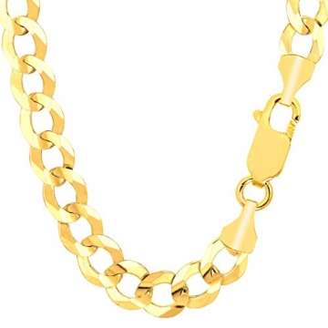Armband im Panzerkettenstil mit 14 kt Gelbgold, 10 mm, 21,60 cm - 1