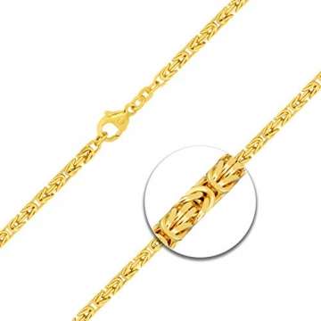 Armband Königskette Gelbgold 333/8 K, Länge 21 cm, Breite 3 mm, Gewicht ca. 10.8 g, NEU - 2