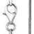 Avesano Schlangenkette in 925 Sterling Silber für Frauen, Silberkette Damen ohne Anhänger, Breite 1mm, Länge 42 45 50 60 70 80 90 cm, 101021-070 - 2